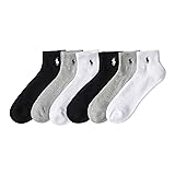 POLO RALPH LAUREN Men's Classic Sport Solid Socks 6