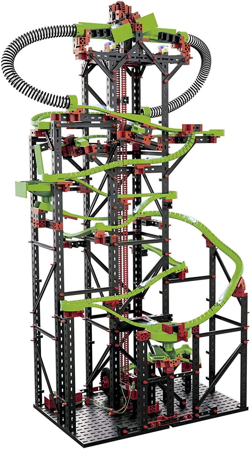 Produktbild fischertechnik Kugelbahn Dynamic Set XXL Profi Murmelbahn ab 9 Jahre, Strecke, 5,6 m, 1.310 Teile, viele Gimmicks Foto