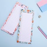 Zuimei Magnetic Shopping List Pad 2 Pack with Pen Clip 50 Sheets Each view 7