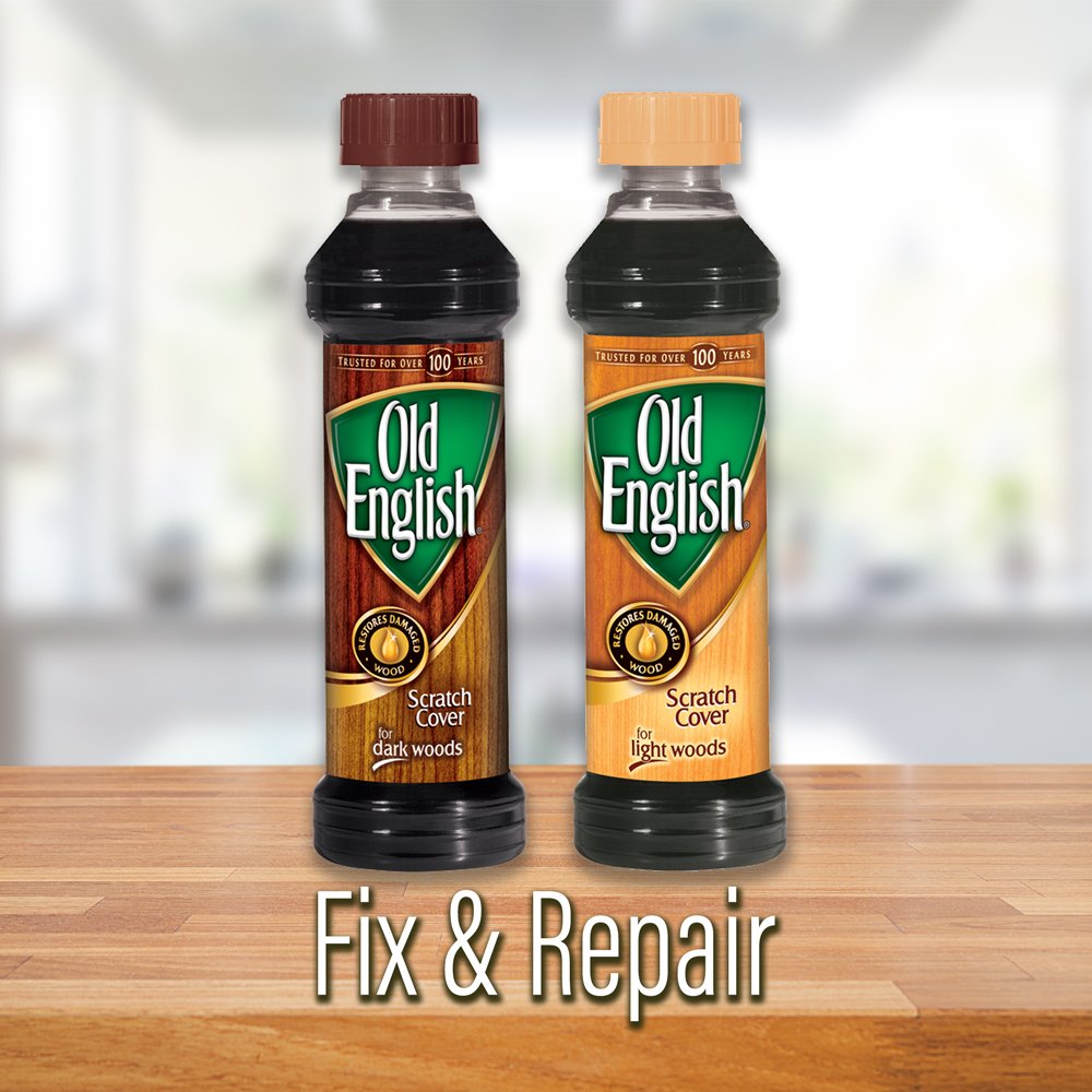 Old English Light Wood Scratch Cover, 8 oz, 8 Ounce (Pack of 1