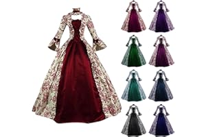 TIGENA Women's Victorian Rococo Ball Gown Dress 18th Century Marie Antoinette Wedding Dress Halloween Costumes Woman 2024