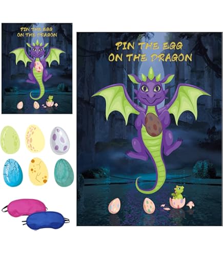 Ywediim Dragon, Comprend 12 Sacs Cadeaux, 12 Autocollants, 12