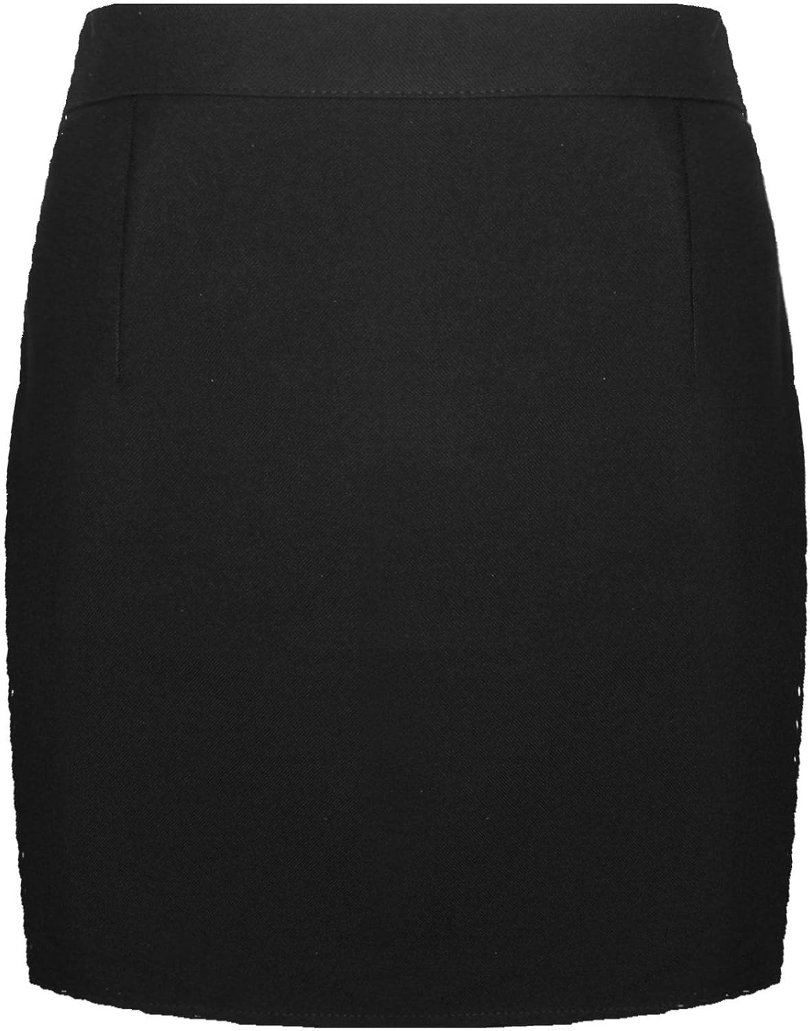 Women_S Kids Plain Pencil Skirt Short Length Skirt for GirlsSchool