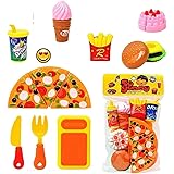 PUJAARA TOYS Mini Plastic Pretend Kitchen Cooking Play Set for Kids (Blue, Small)