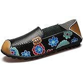 VenusCelia Women's Floral Comfort Walking Flat Loafer