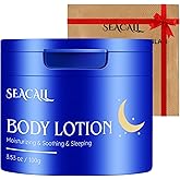 Seacall Body Lotion with Deep Moisturizing, Body Moisturizer Cream for Repair Dry Skin, Non-Greasy & Fast Absorbing, Fragrance-Free