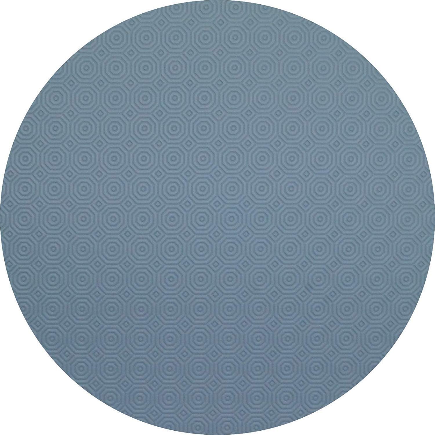 Table Protector ROUND Heat Resistant Felt Cream, Grey, Beige, Brown (Grey, 110.cm (43" inch