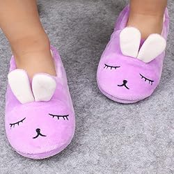 ESTAMICO Toddler Girls' Bunny Slipper Cartoon