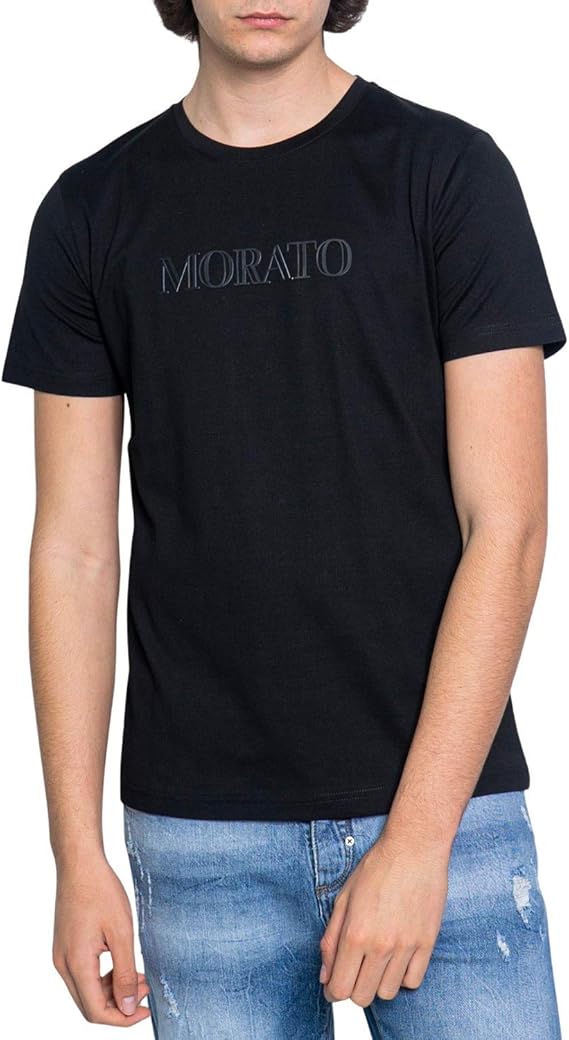 Antony Morato Men's T Shirt Logo Bicolor: Amazon.co.uk: Clothing