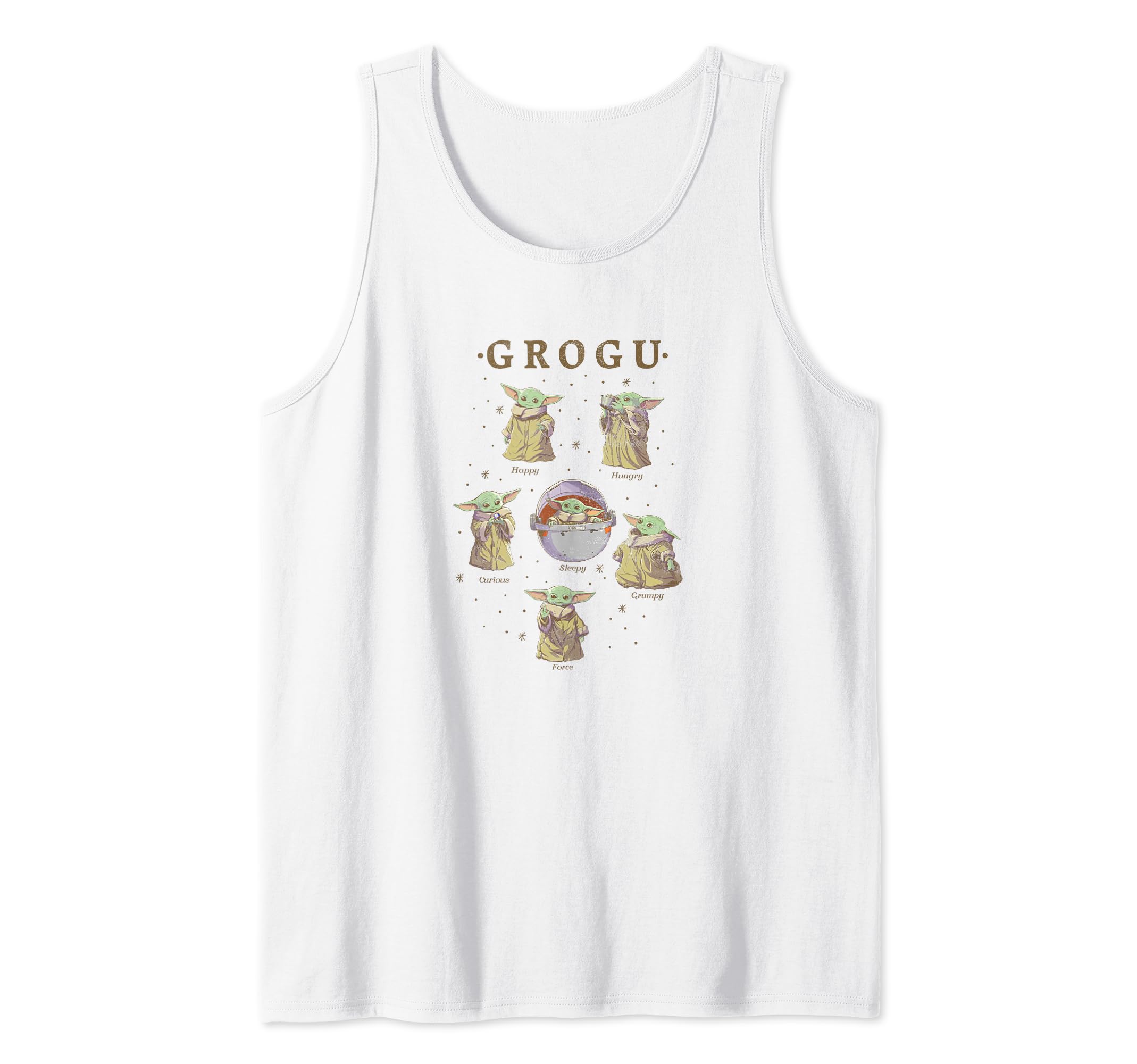 Star Wars: The Mandalorian Grogu Moods R16 Tank Top