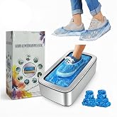 SKYVALE Shoe Covers Dispenser with 100pcs Shoe Cover Disposable Non Slip, Reliable and User-Friendly Shoe Cover Machine, Auto