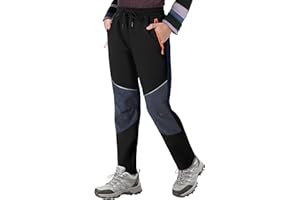 ANGEL CITIZ Kids Snow Ski Pants Hiking Boys Girls Outdoor Waterproof Windproof Fleece Warm Snowboard Pants