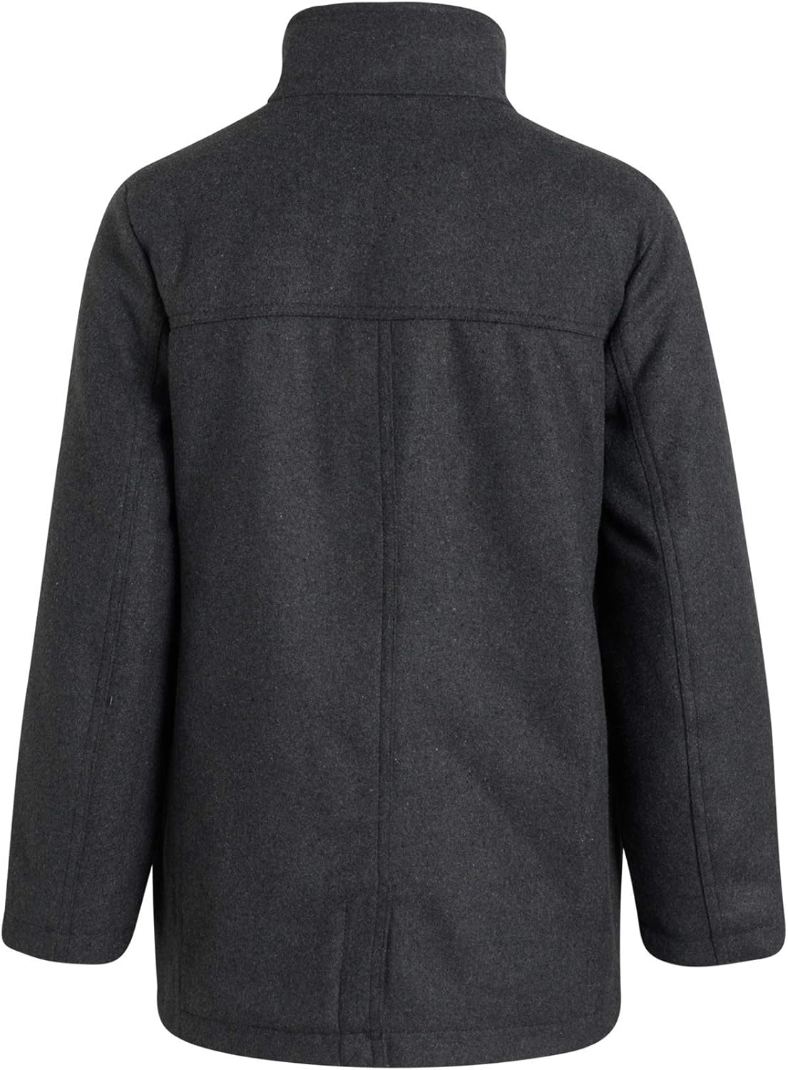 Urban Republic Boys’ Wool Dress Coat with Zipper Closure with Bib Insert: Clothing