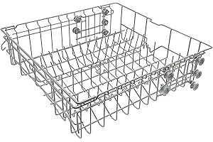 ORIGPARTS DD82-01385A DD82-01385B Dishwasher Upper/Center Dishrack Assembly Dishrack Basket for Samsung Dishwashers DW80R2031US, DW80R2031UG, DW80N3030US, DW80N3030UB, DW80N3030UW, DW80M2020US