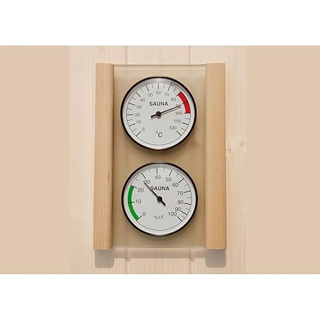 Weka Sauna Set Hygrometer und Thermometer