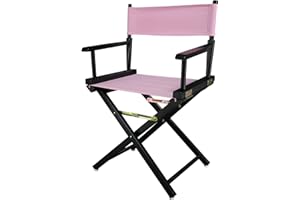 Casual Home 200-02/021-22 Director Chair 18" - Classic Height BlackFrame/Pink Canvas