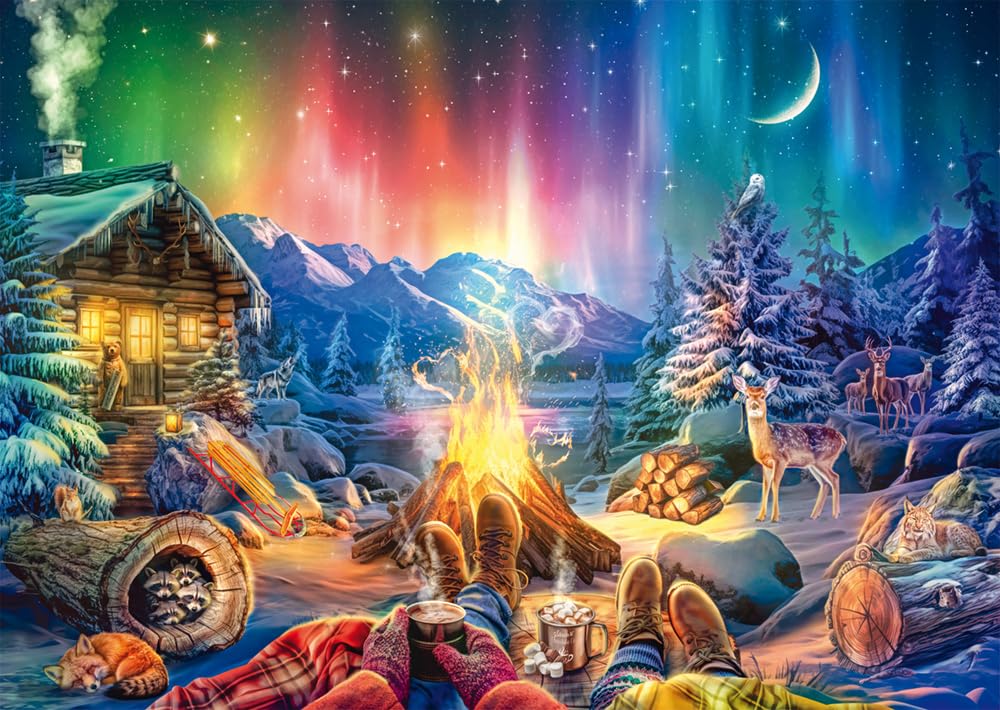 Schmidt | Campfire Romance under the Starry Sky (1000 Pieces) | Jigsaw Puzzle | Ages 14+ | 1+ Players