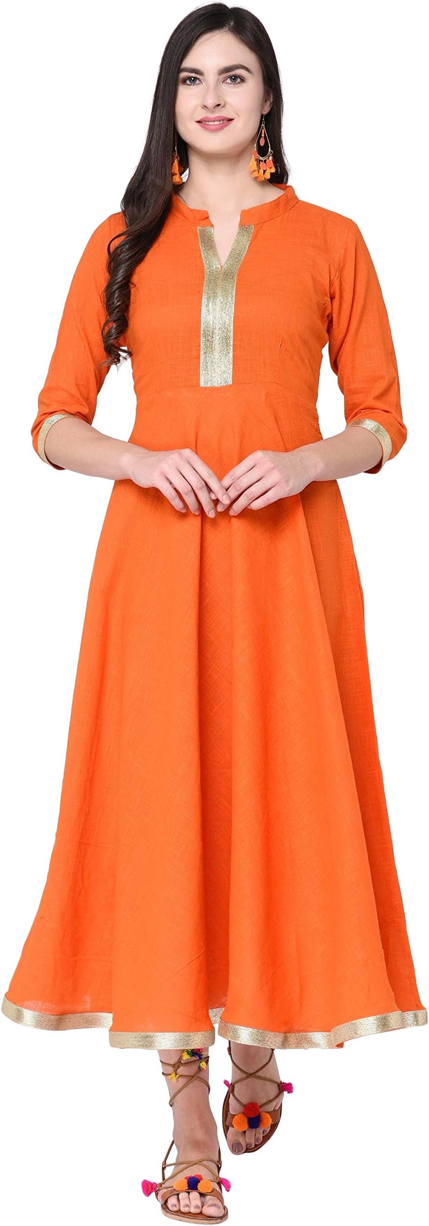 Women's Cotton Anarkali Kurta