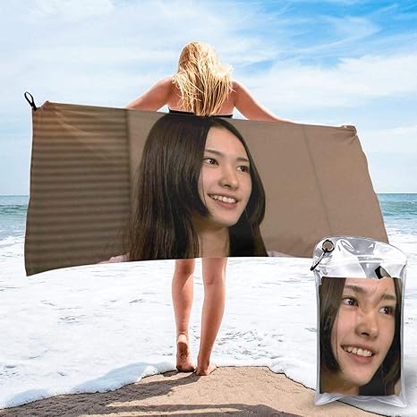 Amazon Co Jp 大判 Yui よしおかゆい 4 バスタオル ビーチタオル ソフトタオル 速乾吸水タオル 瞬間吸水バスタオル スボッツタオル ビーチマット 可愛いデザイン色褪せない タオル ホーム キッチン