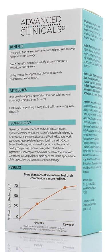 advanced clinical dark spot cream