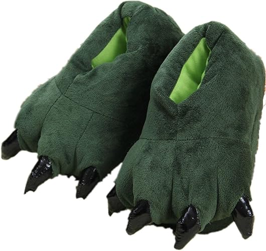 animal paw slippers