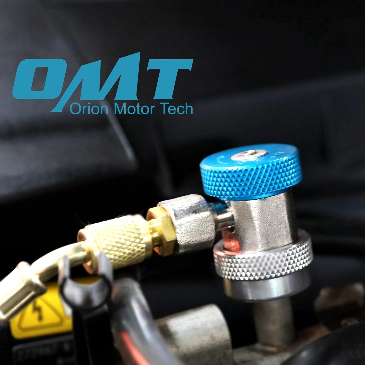 Orion Motor Tech Adjustable R134A Adapter Fittings Quick Coupler High Low AC Freon Manifold Gauge Hose Conversion kit, 1/4" SAE HVAC: Automotive