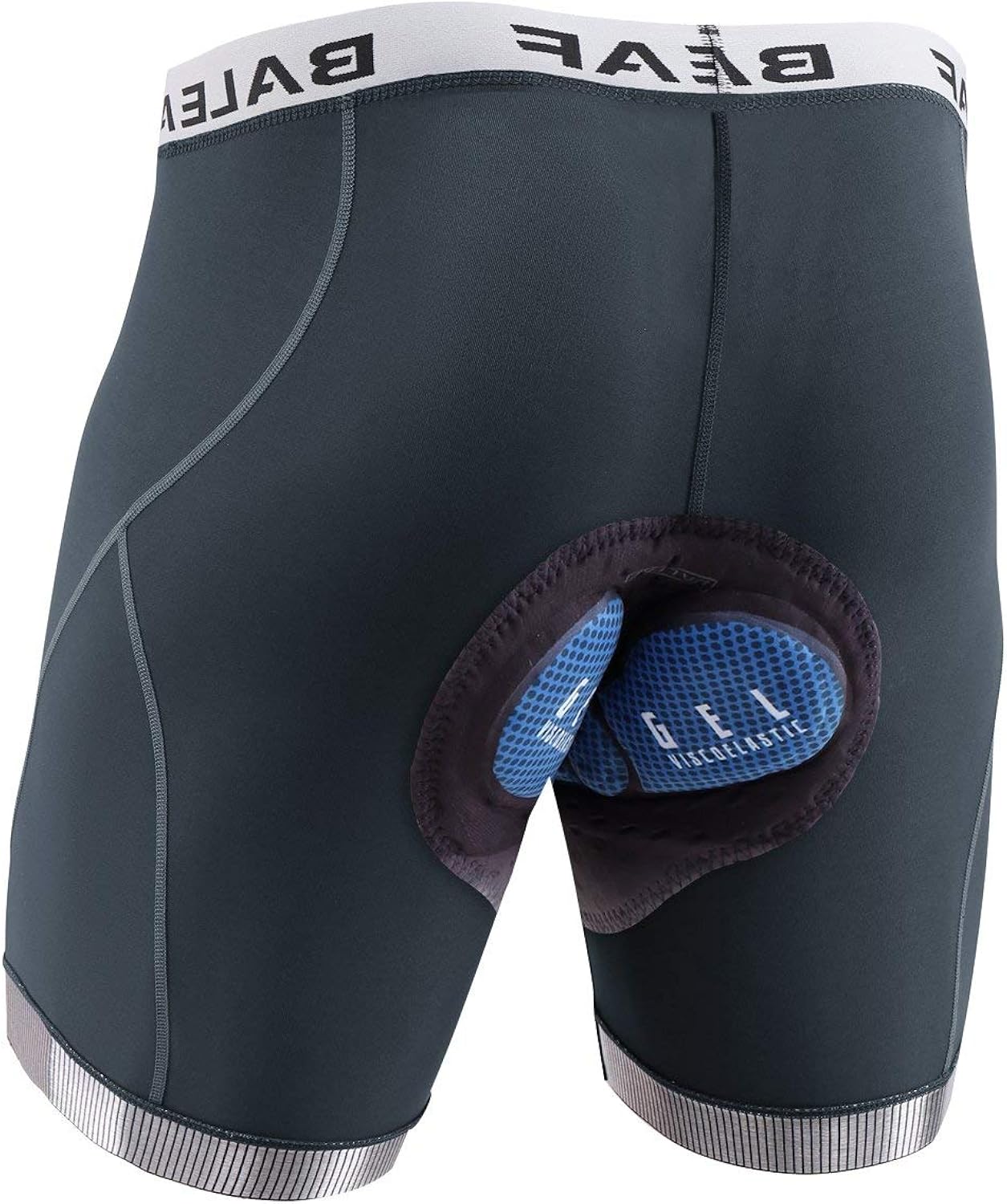 BALEAF Men's Cycling Underwear Bike Shorts 4D Padded Mountain Undershorts Anti-Slip Black Size L: Clothing