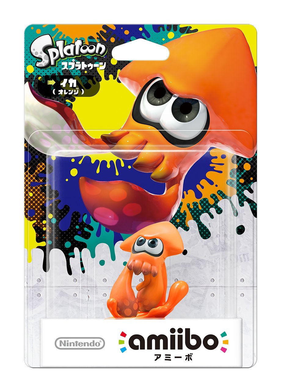 花枝烏賊橘色漆彈大作戰2 任天堂switch Amiibo Splatoon2 Luci日本代購 Yahoo奇摩拍賣