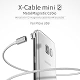 Micro USB Cable Wsken Mini2 Magnetic LED USB Sync and Fast Charger Cable for Android /Samsung