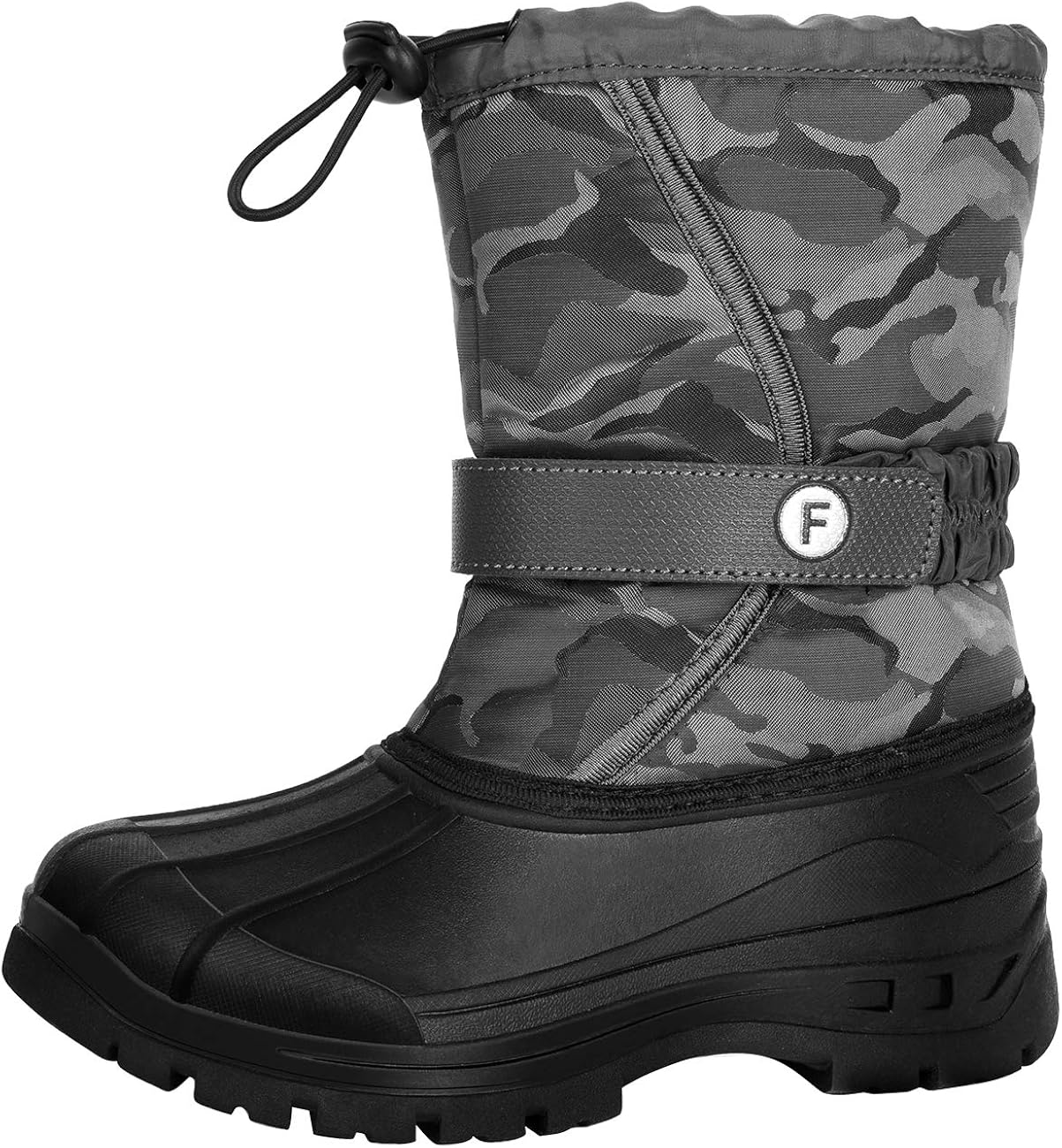 Crova Kids Snow Boots Boys Girls Womens Winter Warm Waterproof Outdoor Anti-Slip Fur Lined Resistant Cold Weather Shoes (Little Kid/Big Kid): Shoes