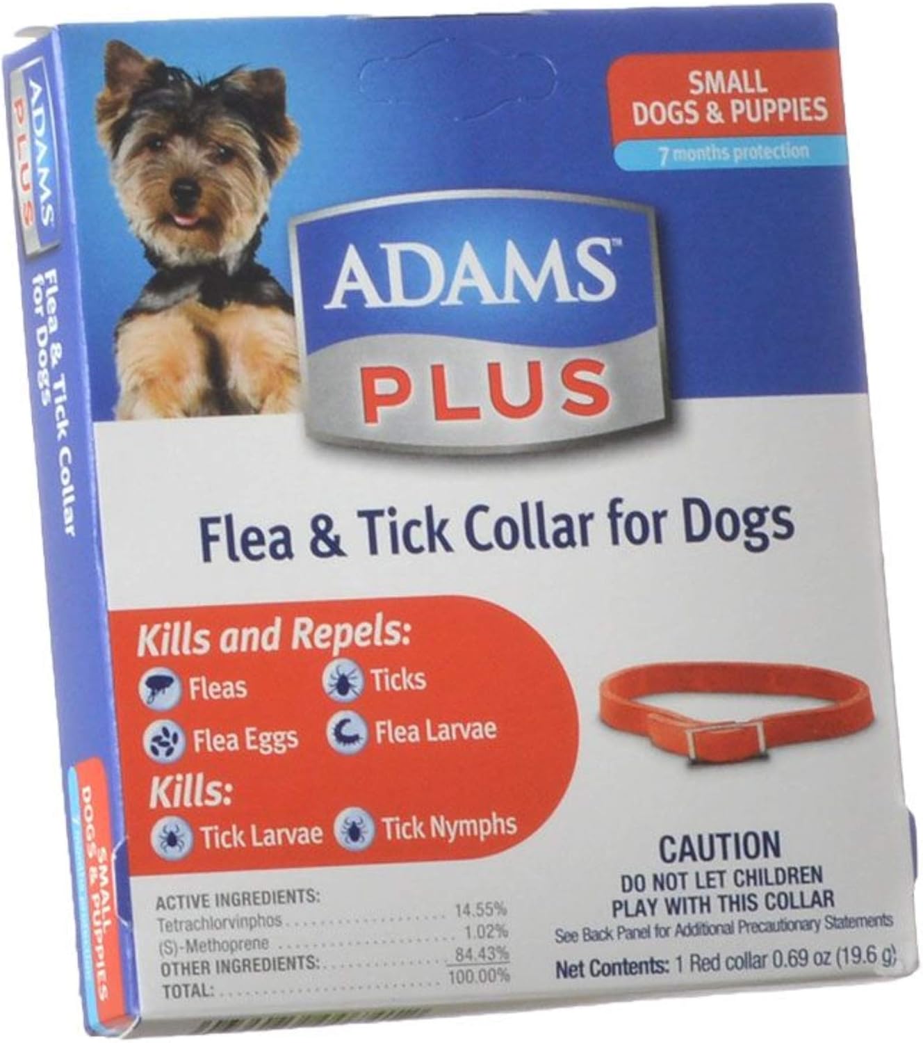 adams flea and tick collar plus