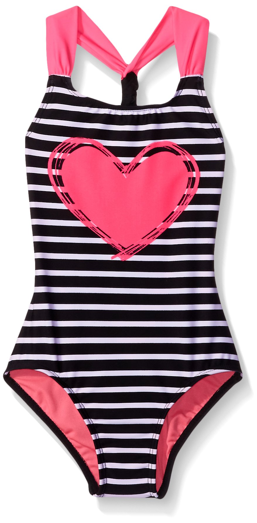 Freestyle Girls' Sailor Heart One Piece Swimsuit