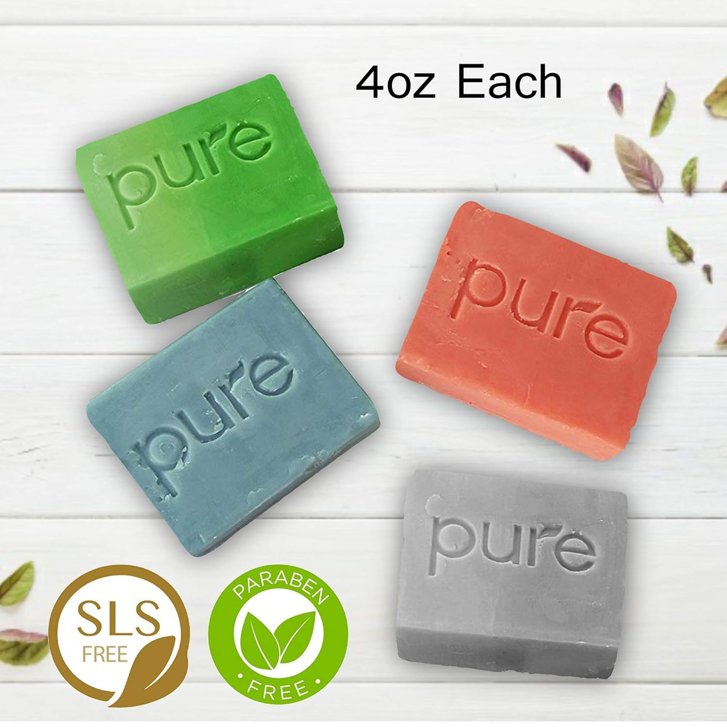 Natural Handmade Essential Oil Artisan Soap Bars. Hypoallergenic, Anti-fungal Moisturizing Shea Butter, Coconut Oil & Jojoba Oil - Body Soap, Face Soap, Bath Soap Bars. Handmade Soap for Women & Men!  : Beauty