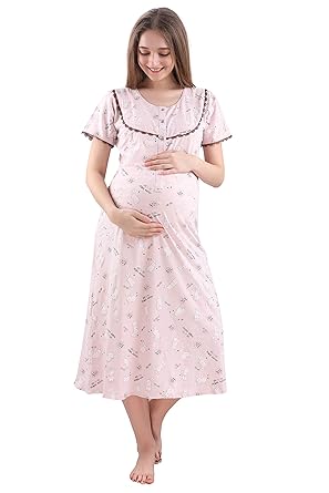 PIU Front Open Maternity/Feeding Nighty