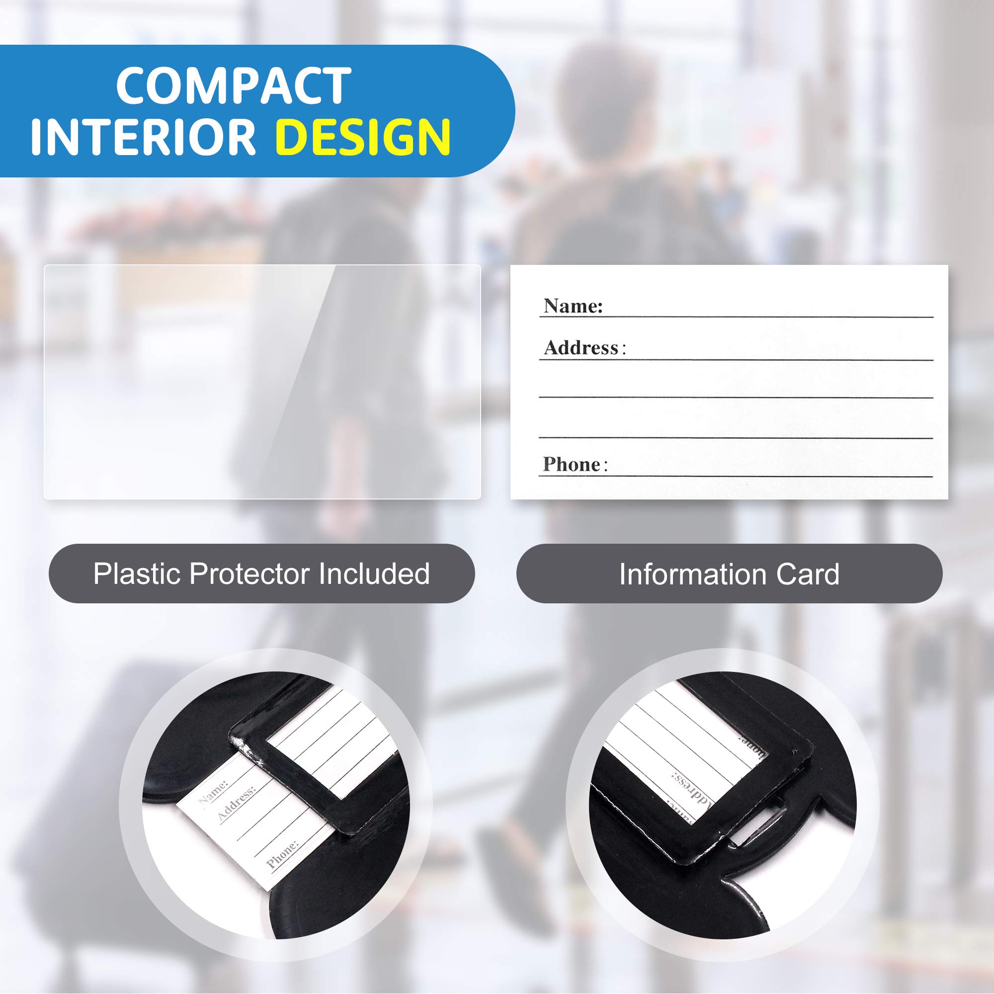 4 Pcs Set Mickey Minnie Silicone Travel Luggage Baggage Identification Labels ID Tag for Bag Suitcase Plane Cruise Ships with Belt Strap