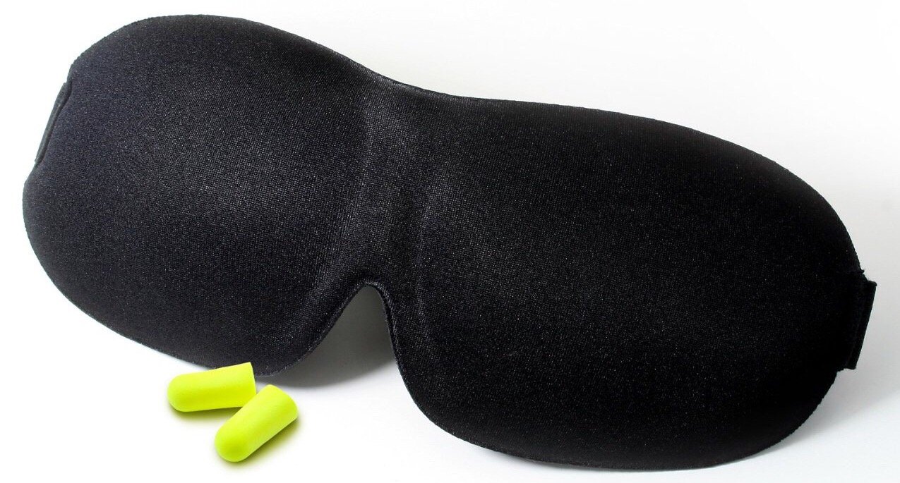 Boolavard Sleeping Mask - Premium Sleep Mask with Innovative Concave Shape for Complete Darkness