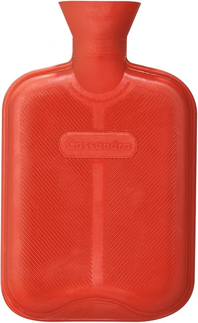 Cassandra Hot Water Bottle 1.8 L Ribbed One Side Colour Varies