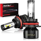 FANTELI 𝟫𝟢𝟢𝟩/𝖧𝖡𝟧 Bulbs 800% Brighter 34000LM 6500K Cool White, Backup 1:1 Design with Cooling Fan, Plug and Play Quick Install Off Road Lights, Pack of 2