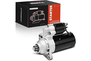 A-Premium Starter Motor Compatible with Volkswagen Jetta 1996-2005, Passat 1994-1997, Beetle 1998-2006, Cabrio 1995-1997, 12V