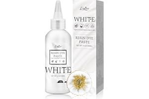 LIMINO White Epoxy Resin Pigment Paste - 3.4 fl.oz / 100ml Concentrated Dye for Ocean Waves, Lacing, Coaster - Opaque Epoxy for DIY Art, UV Resin, Painting