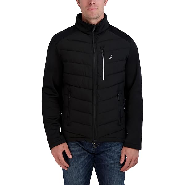 Veste Légère Imperméable Nautica Homme - Gris Radial Avec Capuche - Neuf Avec étiquettes