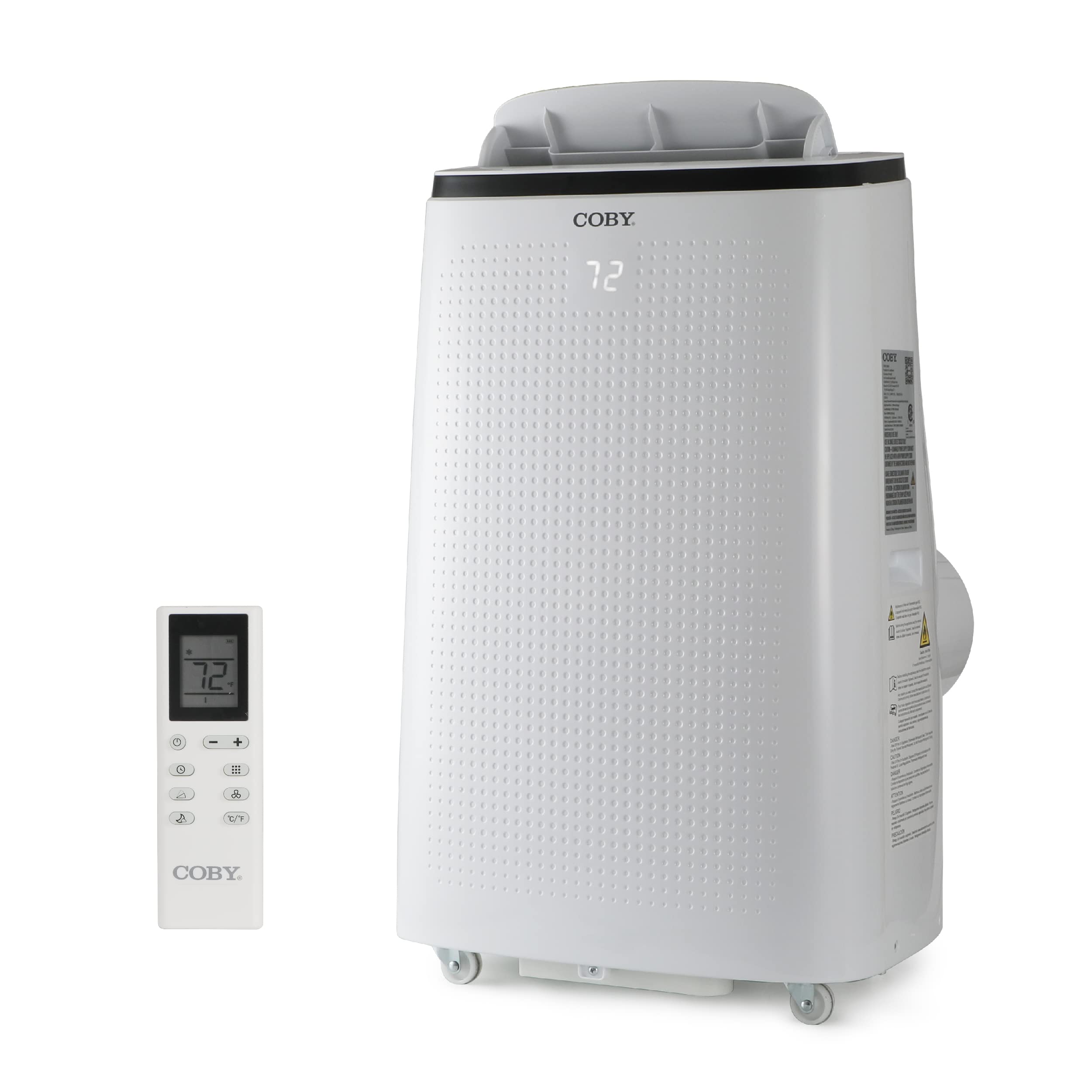 Photo 1 of *****************inside fan is broken, needs repair, missing remote***********
Coby CBPAC1080H 4-in-1 AC Unit, Heater, Dehumidifier & Fan, 15,000 Portable Air Conditioner, 15000 BTU + Heat, White