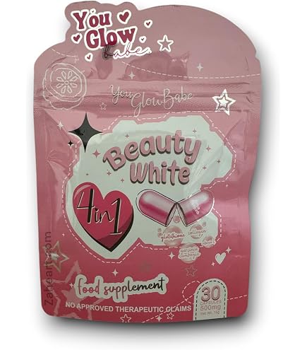 Amazon.com: You Glow Babe Beauty White 4 in 1 Glutathione Food Supplement, Size 15gram Each (Pack of 2) 30 x 2-60 Capsules : Health & Household Amazon.com: You Glow Babe Beauty White 4 in 1 Glutathione Food Supplement, Size 15gram Each (Pack of 2) 30 x 2-60 Capsules : Health & Household