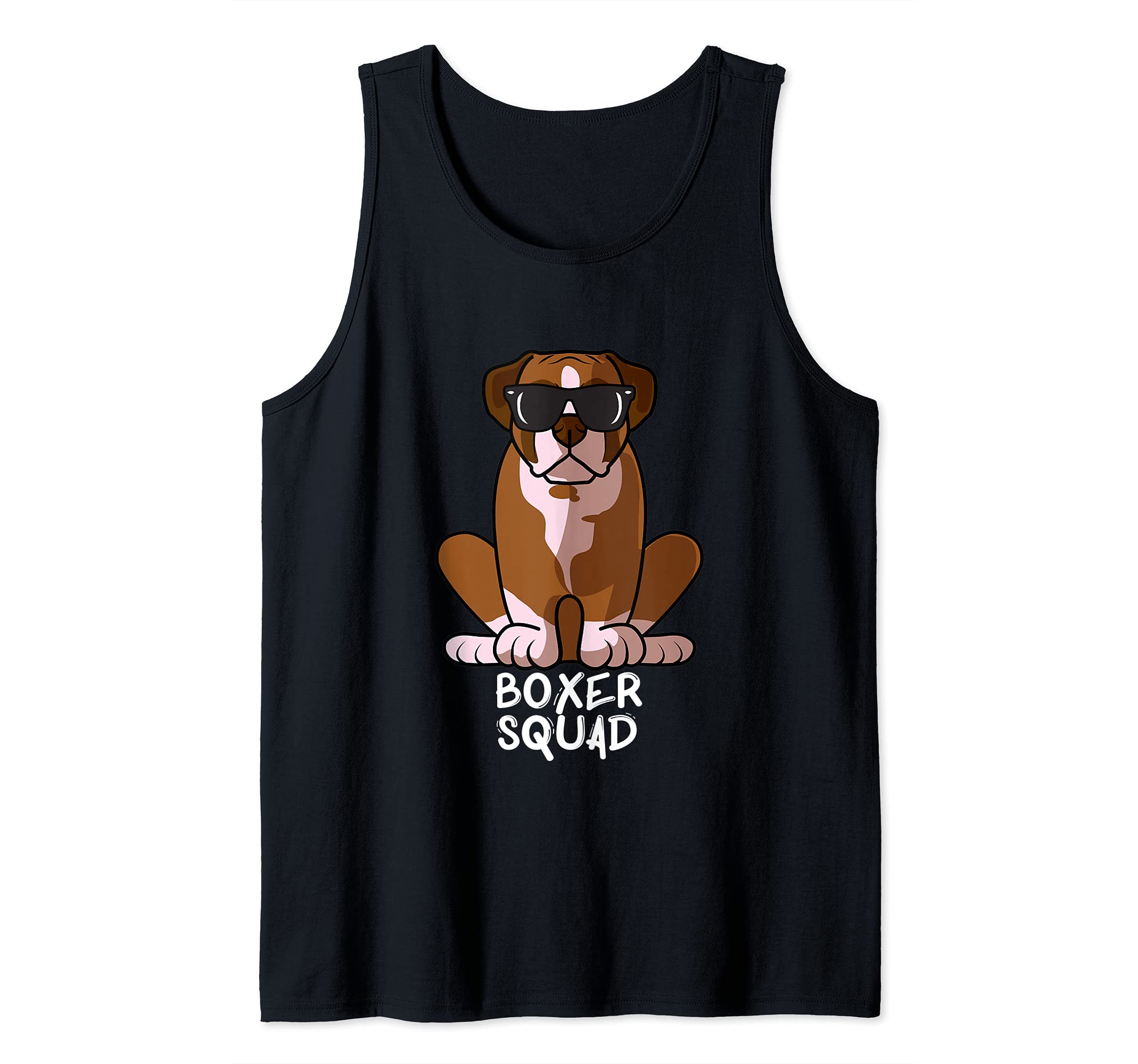 Cool Boxer Squad Dog Mom Dog Dad Tank Top