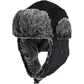 Wool Blend Aviator Trapper hat Trooper Ear Flaps Ushanka Eskimo Russian Warm Winter Cold…