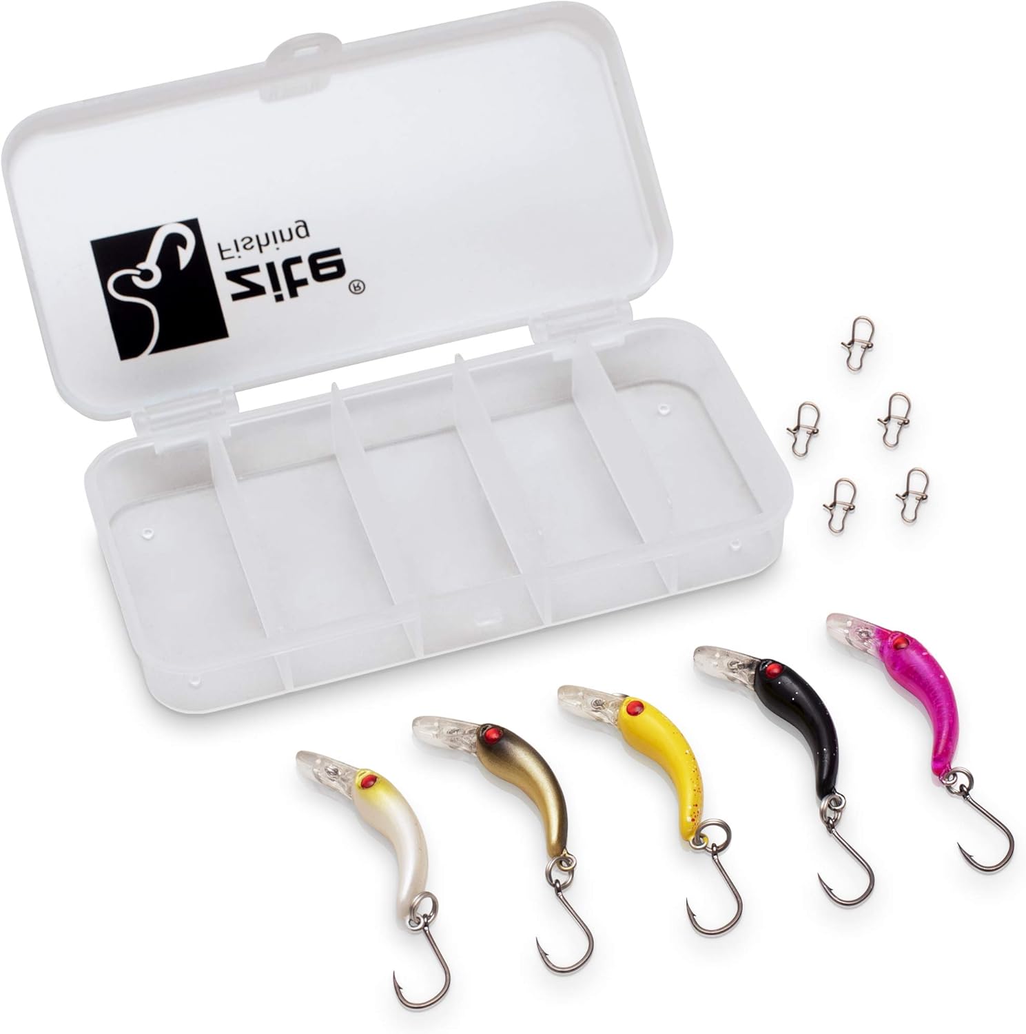 10 Mini Wobblers Ultra-légers Pour Pêche Truite Et Perche - 2,9 Cm / 1,8 G - Leurres Crankbait Avec Yeux 3D Et Bille Hochet