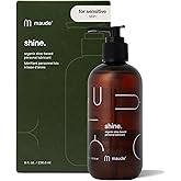 Maude Shine Water-Based Personal Lubricant with Organic Aloe, 8 fl oz | Naturally Hydrating &amp; Non-Sticky, Latex Condom Safe, Fragrance-Free, Hypoallergenic, Vegan Lube for Toys, Vaginal &amp; Anal Use