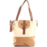 Sac à Main En Cuir Véritable Vintage LECONI - Dimensions 38x29x11 Cm, Bandoulière Réglable, Look Usé Naturel, Fabriqué Artisanalement