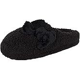 Jessica Simpson womens Plush Marshmallow Slide on House Slipper Clog With Memory Foam