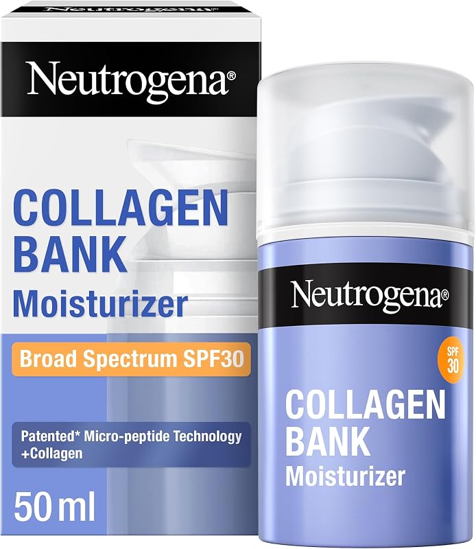 Collagen Bank Crema Idratante Viso con Collagene SPF 30, 50 ml